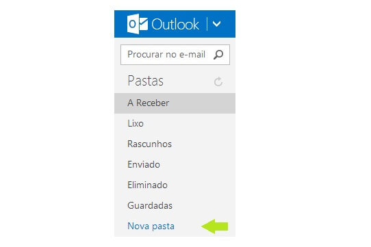 criar pastas no Outlook_2
