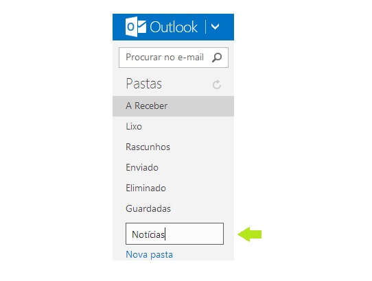 criar pastas no Outlook_3