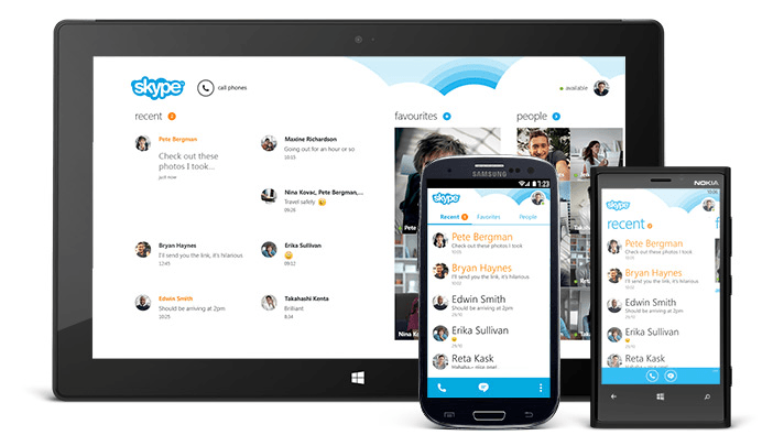 atualização do Skype para Android